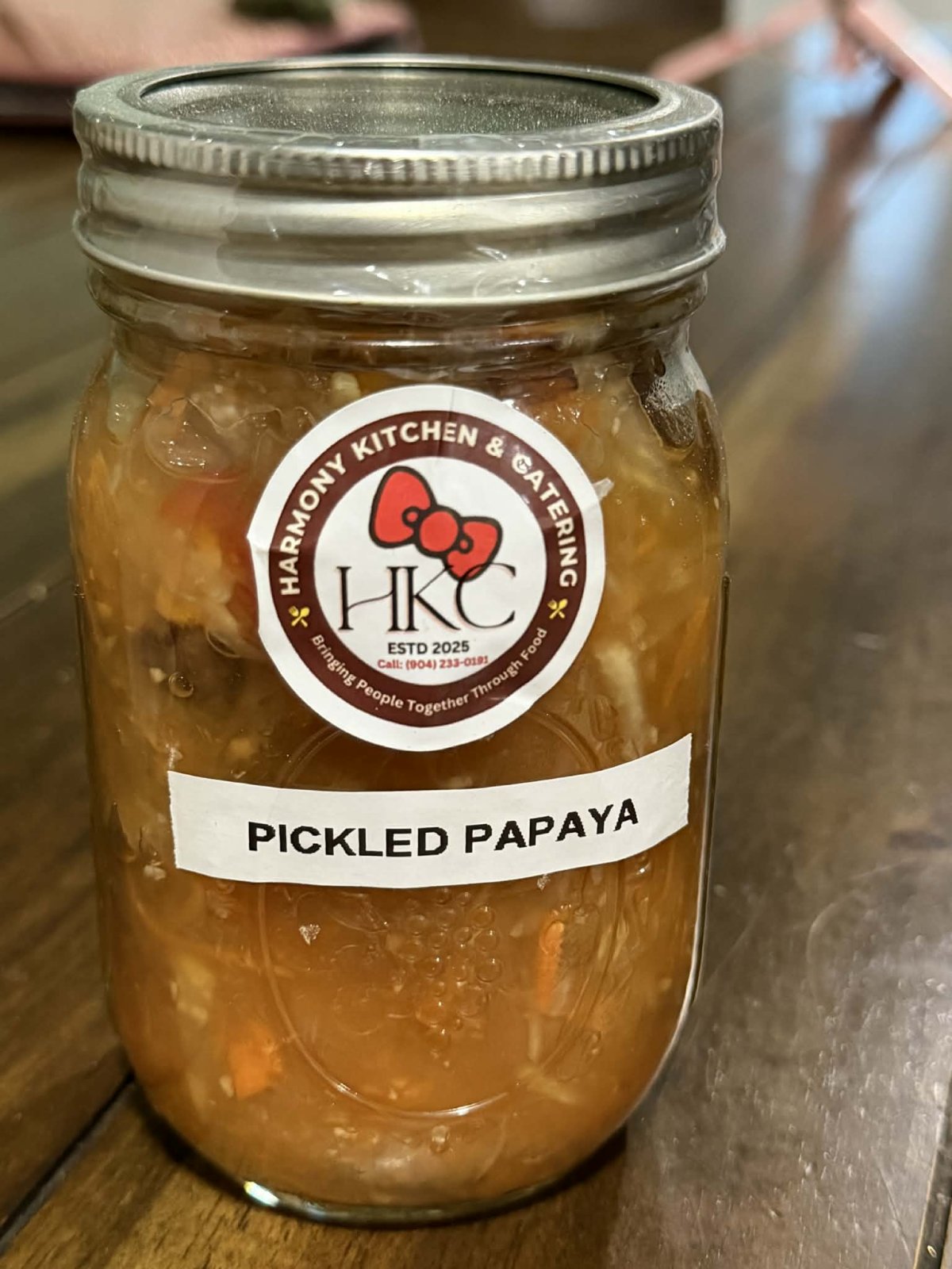 Pickled Papaya (atchara)